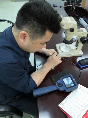 工業內窺鏡芯片行業服務現場——芯片壓膠設備檢測與套筒技術咨詢